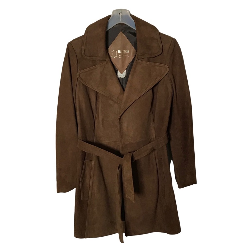 Women's / Juniors Vintage Brown Suede Jacket